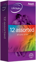 Ansell Lifestyles Assorted 12pk