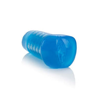 Basic Essentials Beaded Masturbator - Blue