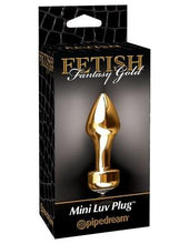 Load image into Gallery viewer, Fetish Fantasy Gold - Mini Luv Plug