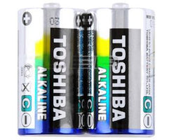 Toshiba C Alkaline Batteries Shrink Wrapped (2 Pack)