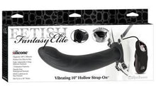 Load image into Gallery viewer, Fetish Fantasy Elite Vibrating 10" Hollow Strap-On