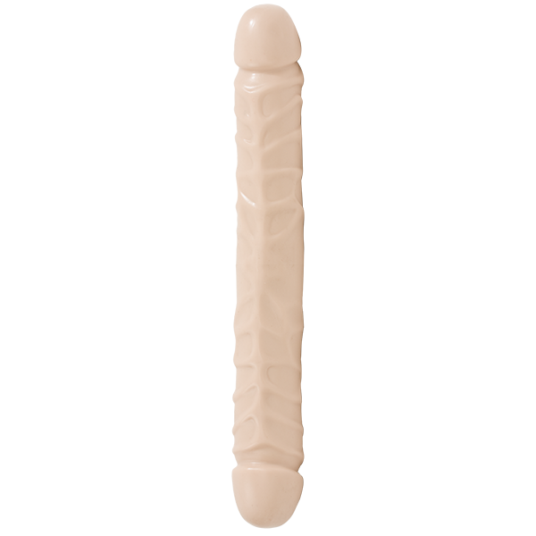 Jr. Veined Double Header 12inches - White