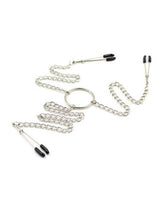 Donjon Nipple Tweezers And Clit Clamp With Chain