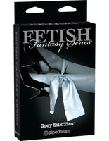 Fetish Fantasy Limited Edition Grey Silk Ties