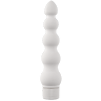 White Nights 7inch Ribbed Vibrator
