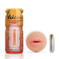 Vulcan Cyberskin Mouth Stroker with Warming Lube