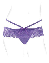 Load image into Gallery viewer, Fantasy For Her Crotchless Panty Thrill-Her O/S - Purple