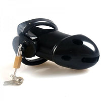Rikers Locking Chastity Device - Black